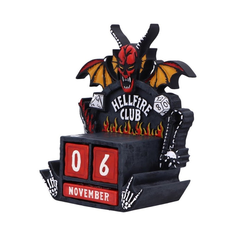 Stranger Things Perpetual Calendar Hellfire Club