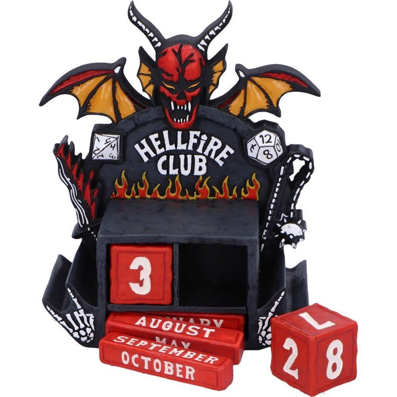 Stranger Things Perpetual Calendar Hellfire Club
