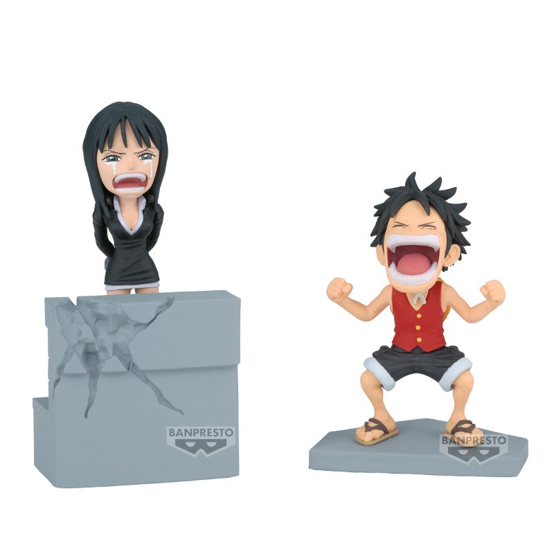 One Piece WCF Log Stories - Monkey D. Luffy & Nico Robin 10cm W125