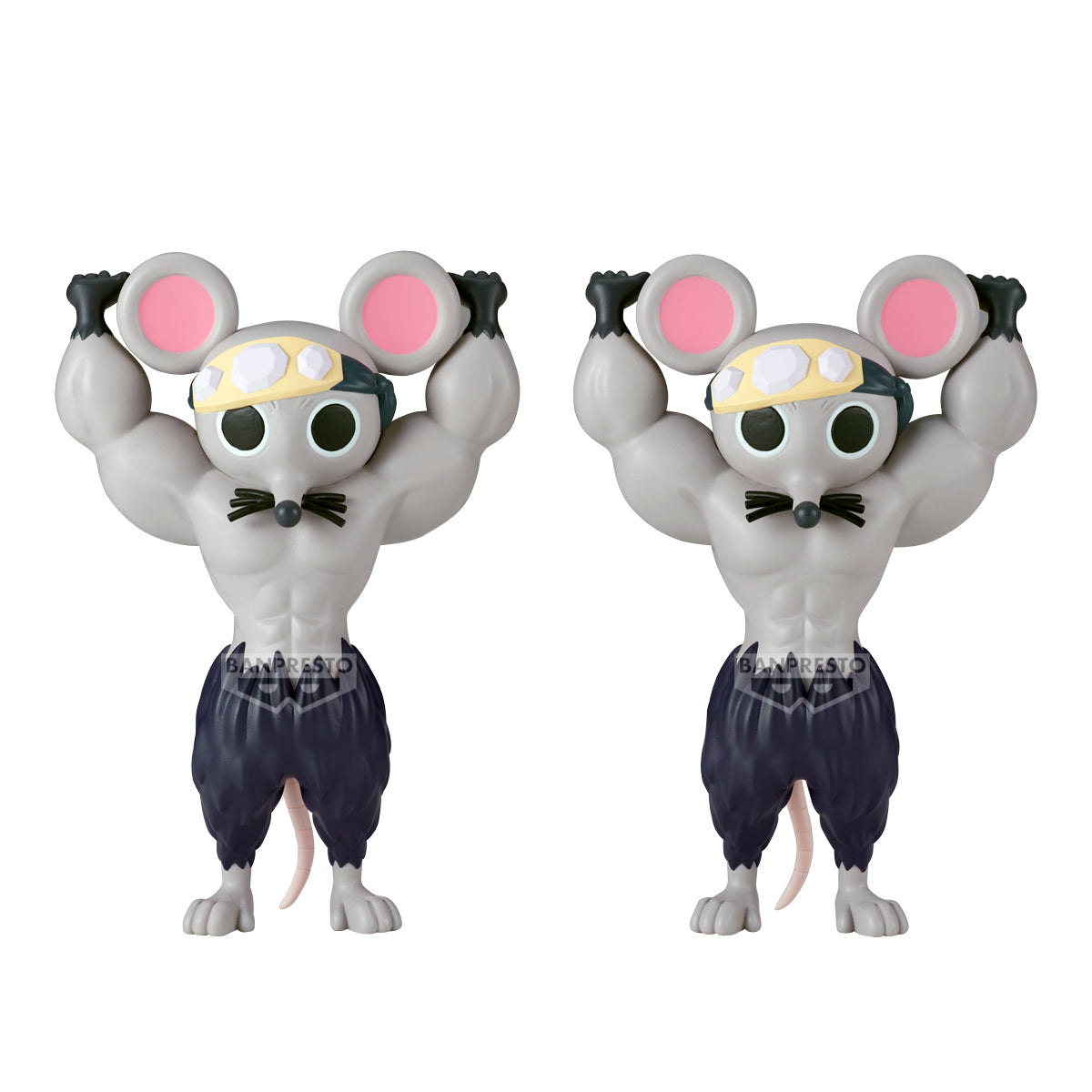 Demon Slayer Flocked Muscular Mice 9cm W127