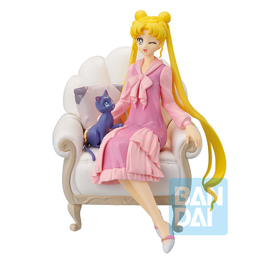 Sailor Moon Ichibansho Usagi & Luna Antique Style 13cm"