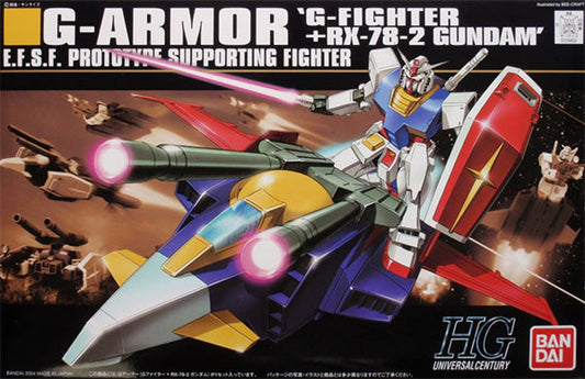 1/144 HG G Armor (G-Fighter + RX-78-2 Gundam)