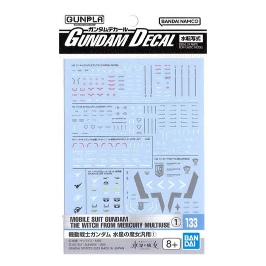 Gundam Decal No.133 Mobile Suit Gundam: The Witch from Mercury 1