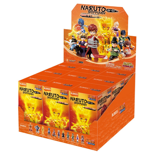 Naruto Blokees Galaxy Version 03 Ninja Spirit Asst 9pcs