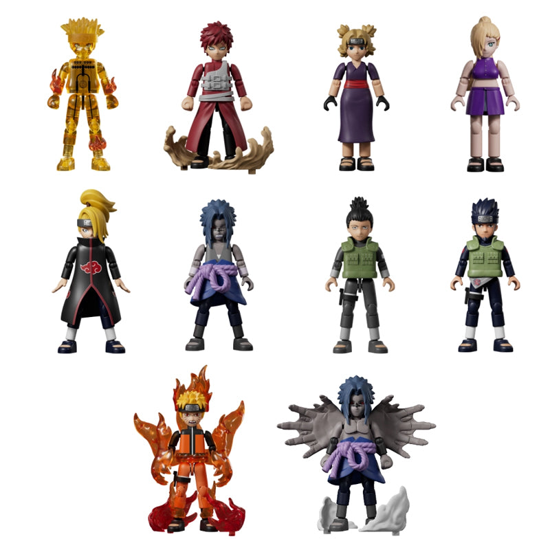 Naruto Blokees Galaxy Version 03 Ninja Spirit Asst 9pcs