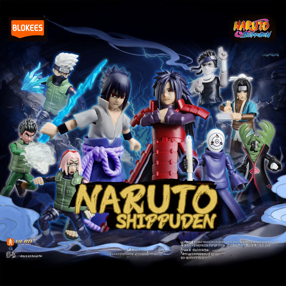 Naruto Blokees Galaxy Version 04 War Begins -Display of 9