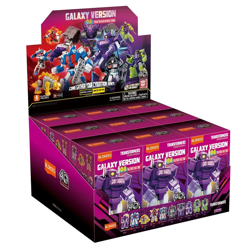 Transformers Blokees Galaxy Version 04 - Fractured Space-Time Asst 9pcs