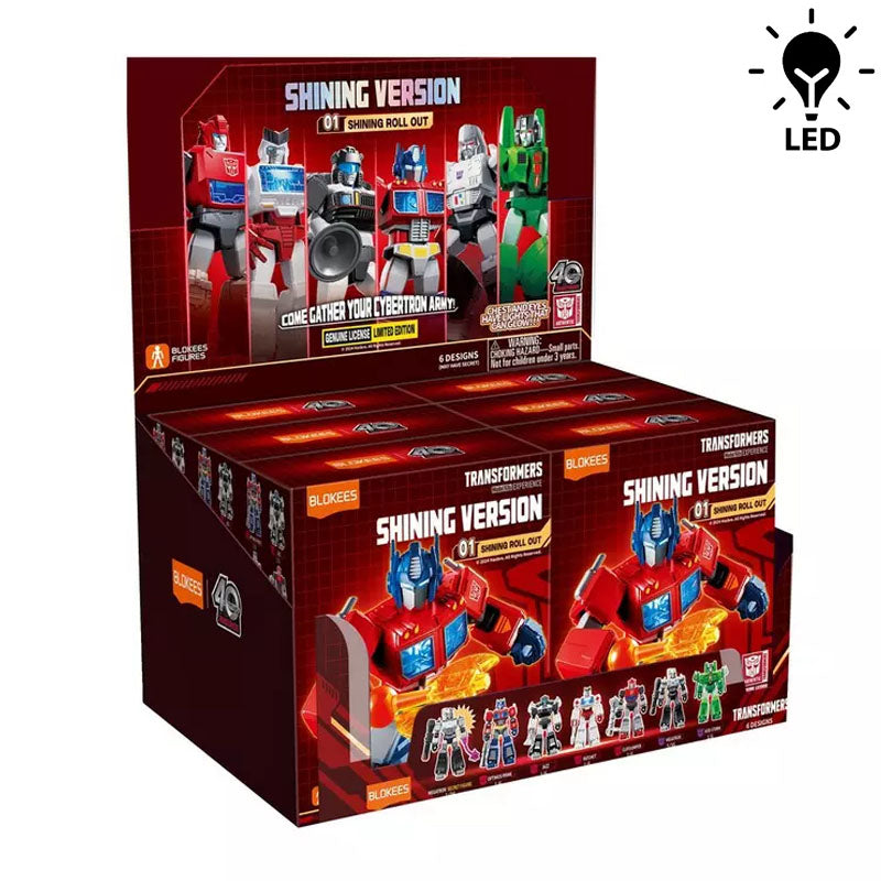 Transformers Blokees Shining Version 01 - Roll Out Asst 6pcs