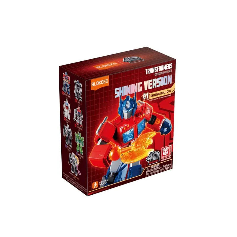 Transformers Blokees Shining Version 01 - Roll Out Asst 6pcs