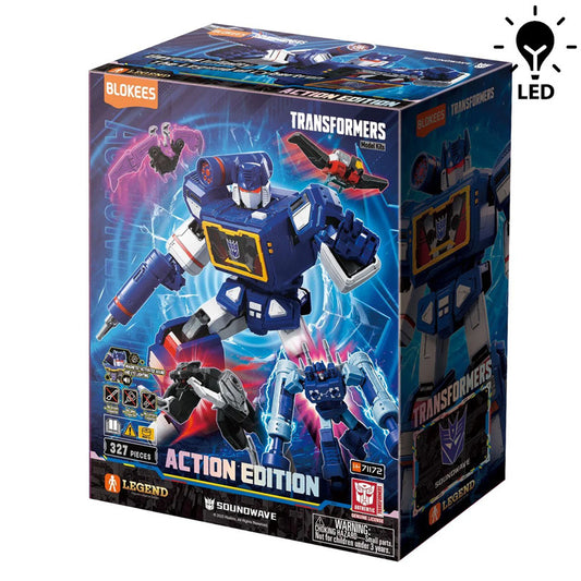 Transformers Blokees Action Edition 03 Sound Wave Light Up