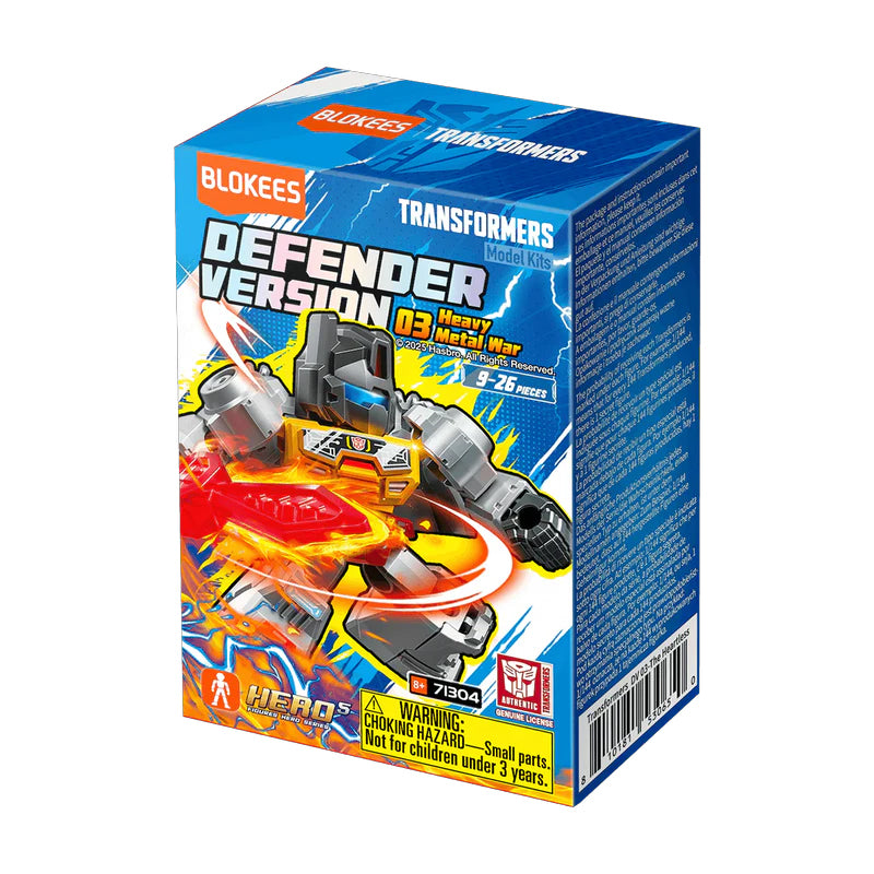Transformers Blokees Defender Version 03 Heavy Metal War Asst : 12 pcs