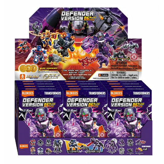 Transformers Blokees Defender Version 06 Brutal Fang asst 12pcs