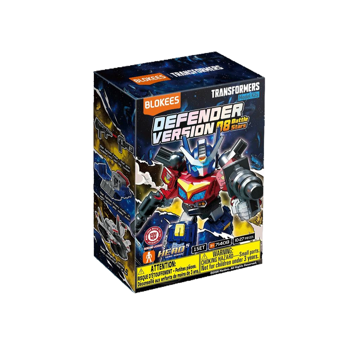 Transformers Blokees Defender Version 08 Battle Stars Asst 12pcs