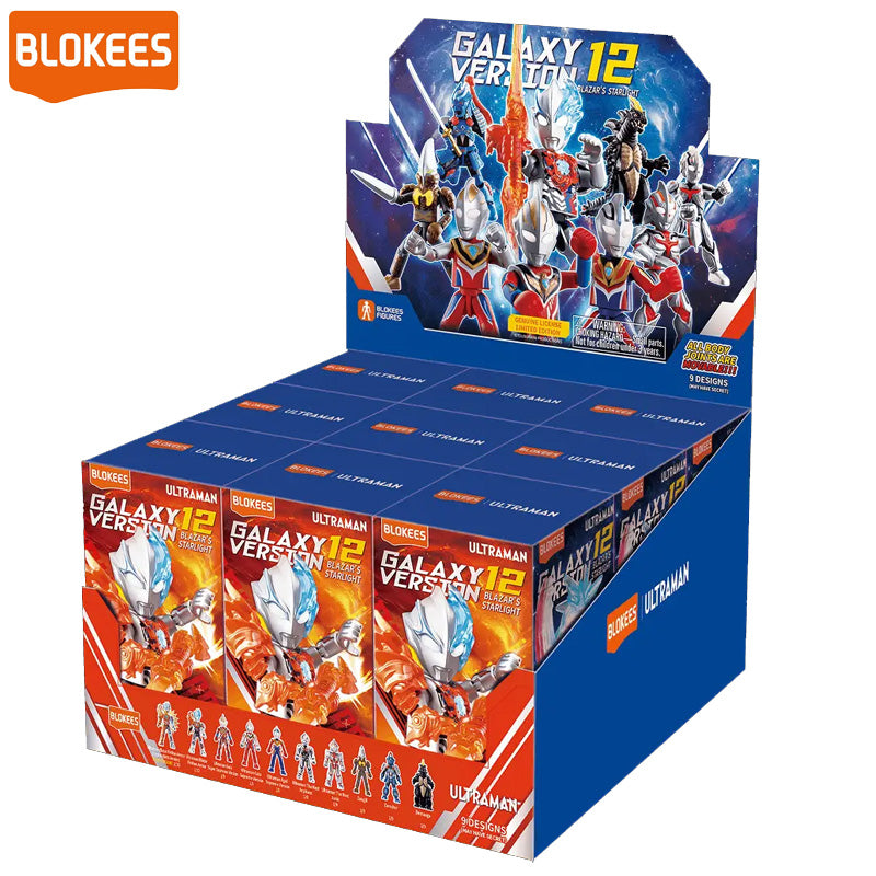 Ultraman Blokees Galaxy Version 12 Blazar S Starlight asst 9pcs