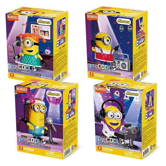 Minions Blokees Precool Celebration Party Series 2 asst 4 pcs