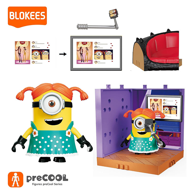 Minions Blokees Precool Celebration Party Series 2 asst 4 pcs