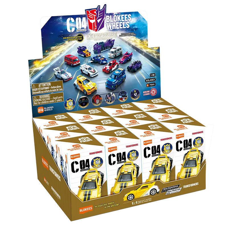 Transformers Blokees Wheels C04 Heart Of The Ark -Display of 12