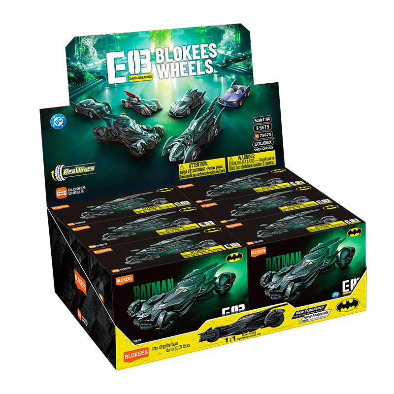 DC Blokees Wheels Batman E03 Dawn Breaking Asst 6pcs