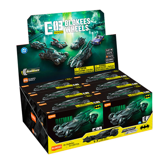 DC Blokees Wheels Batman E03 Dawn Breaking Asst 6pcs