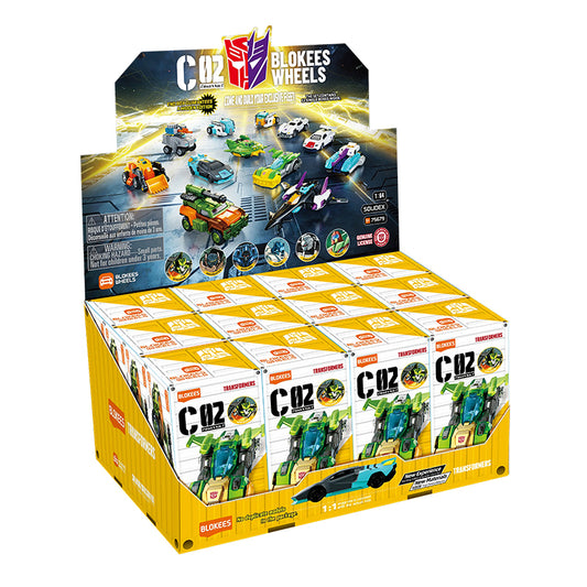 Transformers Blokees Wheels C02 Auto Prime (Display of 12)