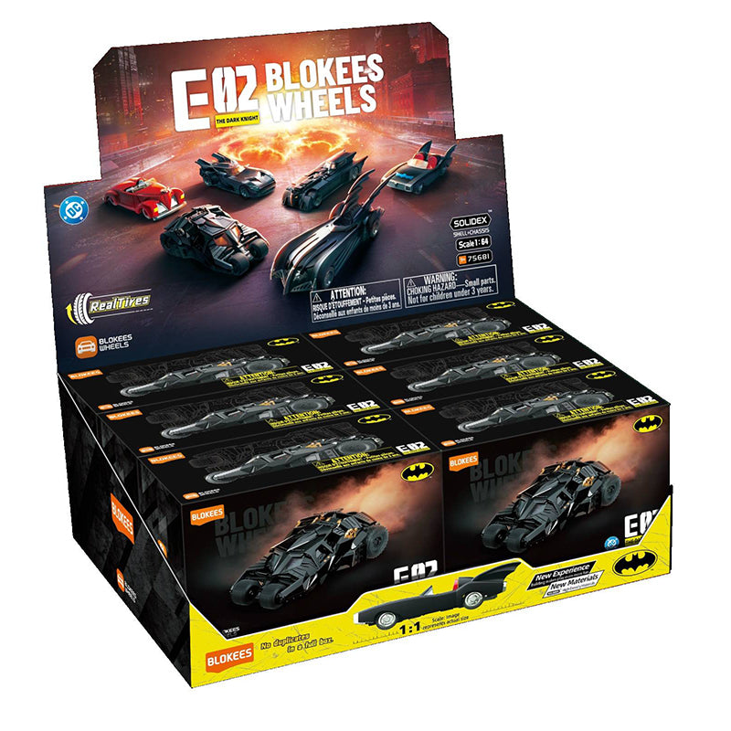 Dc Blokees Wheels Batman E02 -Display of 6