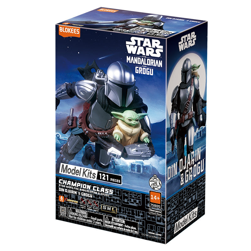 Star Wars Blokees Mandalorian Champion Class 05 Din Djarin And Grogu