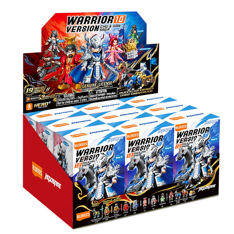 Hero Infinity Blokees Warrior Version 10 -Display of 9