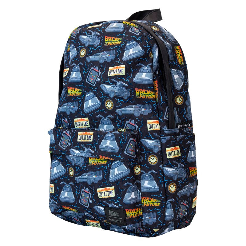Back to the Future Loungefly Nylon Backpack - Full Size 40th Anniversary