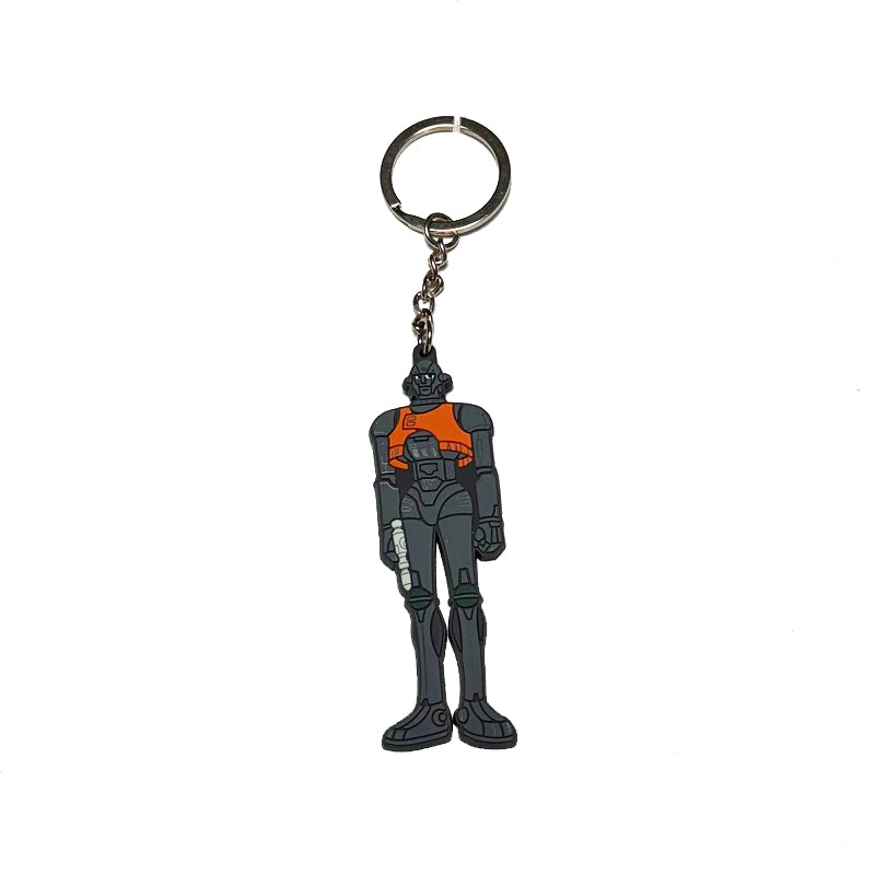 Captain Future Rubber Keychain - Crag 8cm