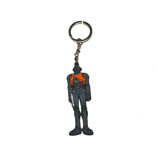 Captain Future Rubber Keychain - Crag 8cm