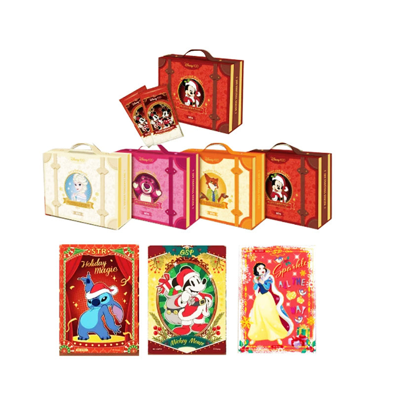 Disney Cardfun D100 Joy Festival Deluxe Edition Boite 10 Boosters 4 Cartes