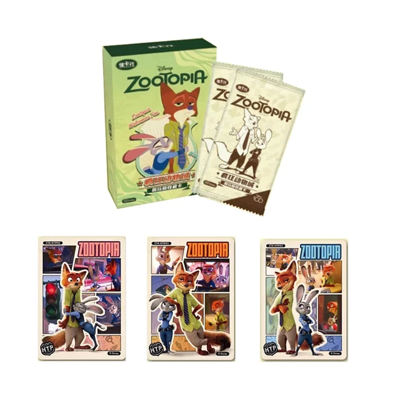 Disney Cardfun Zootopia Fun Edition Boite 10 Boosters 4 Cartes