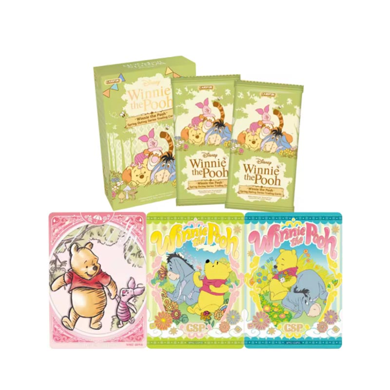 Disney Cardfun Winnie The Pooh Spring Outing Box of 16 Boosters with 4 Cards Each
