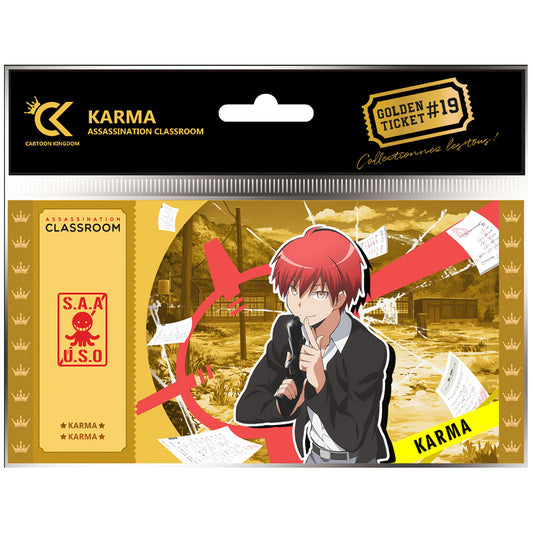 Assassination Classroom Golden Ticket V2 - Karma