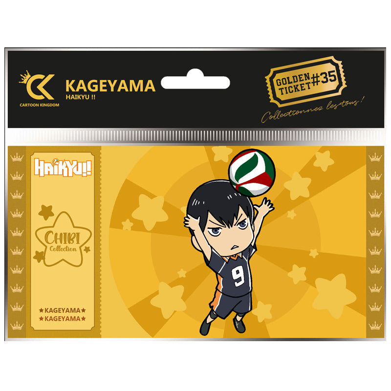Haikyu!! Golden Ticket Chibi - Kageyama