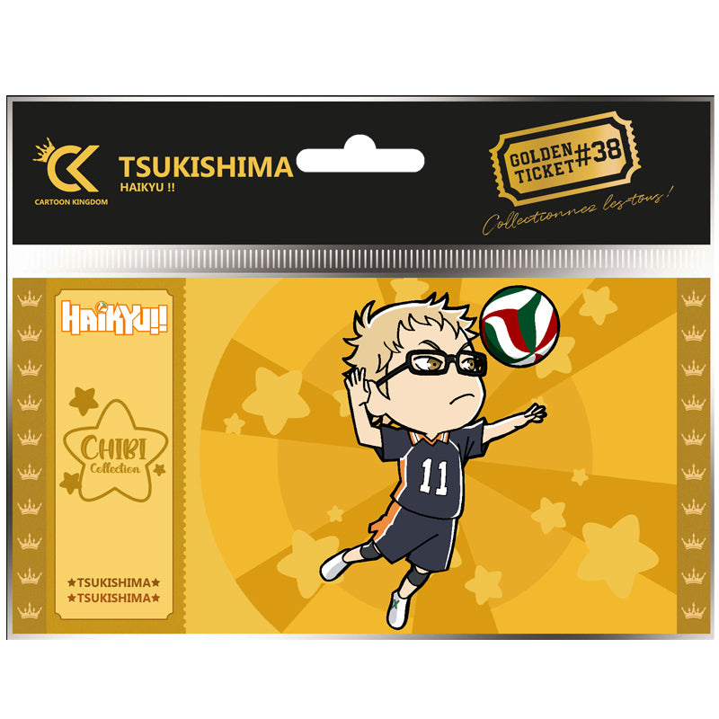 Haikyu!! Golden Ticket Chibi - Tsukishima