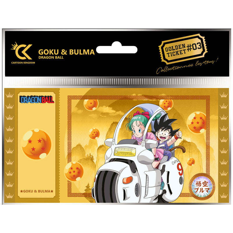 Dragon Ball Golden Ticket - Goku & Bulma