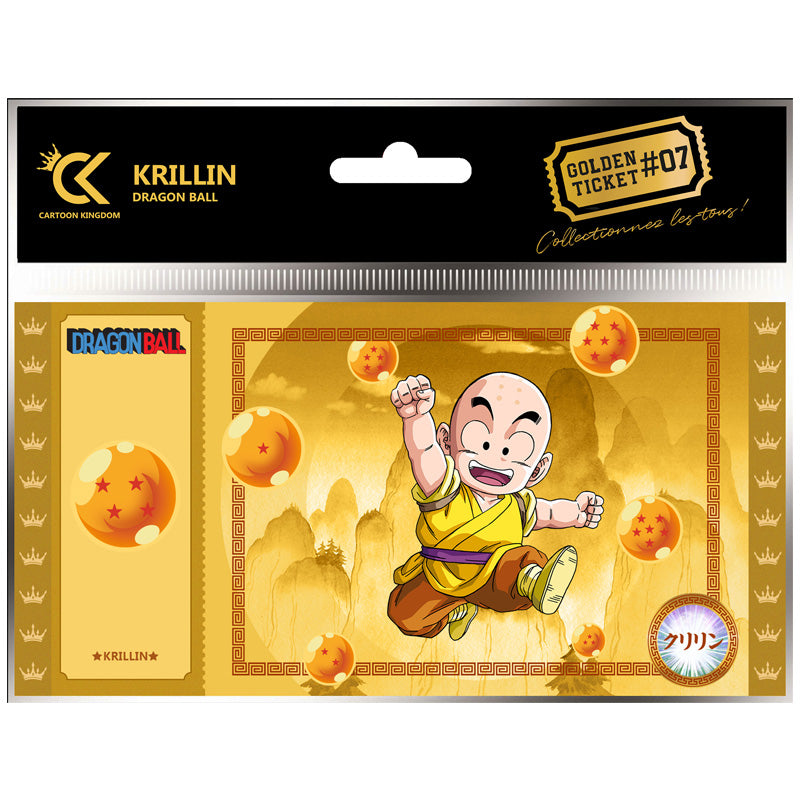 Dragon Ball Golden Ticket - Krillin (Yellow)