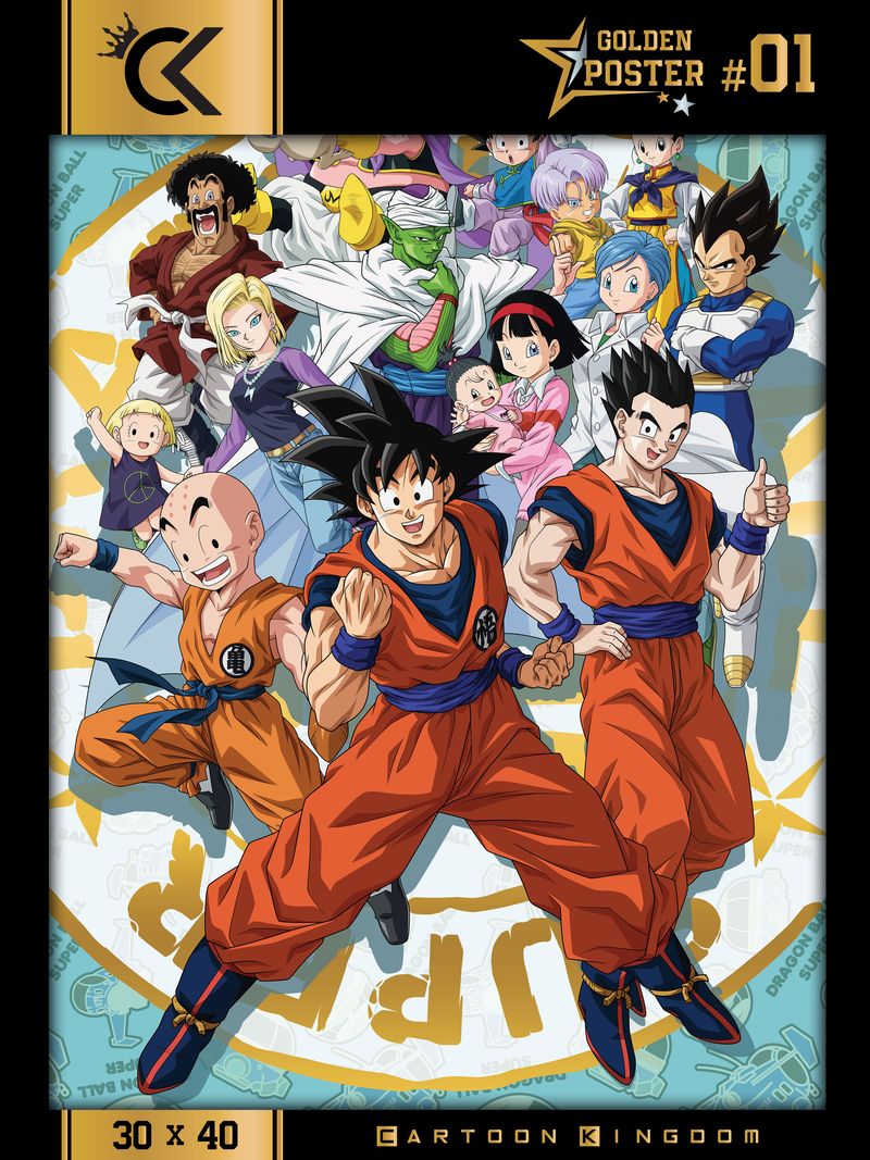 Dragon Ball Super Golden Poster - Characters