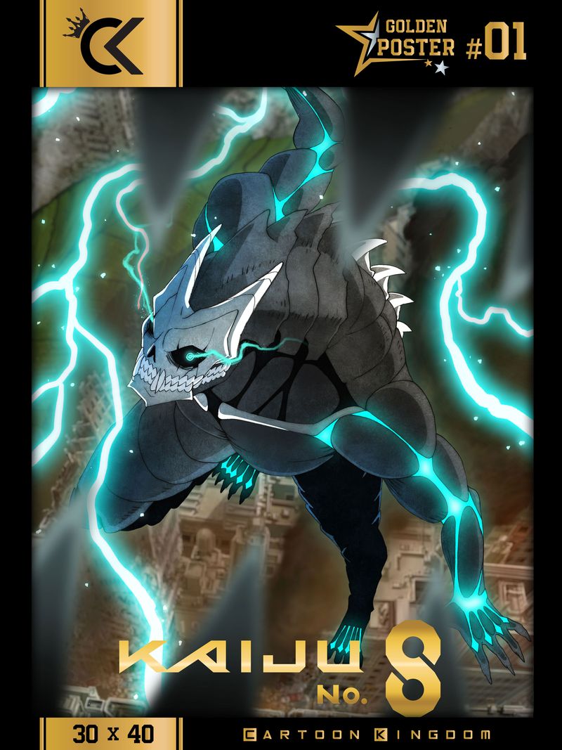 Kaiju No. 8 Golden Poster - Characters
