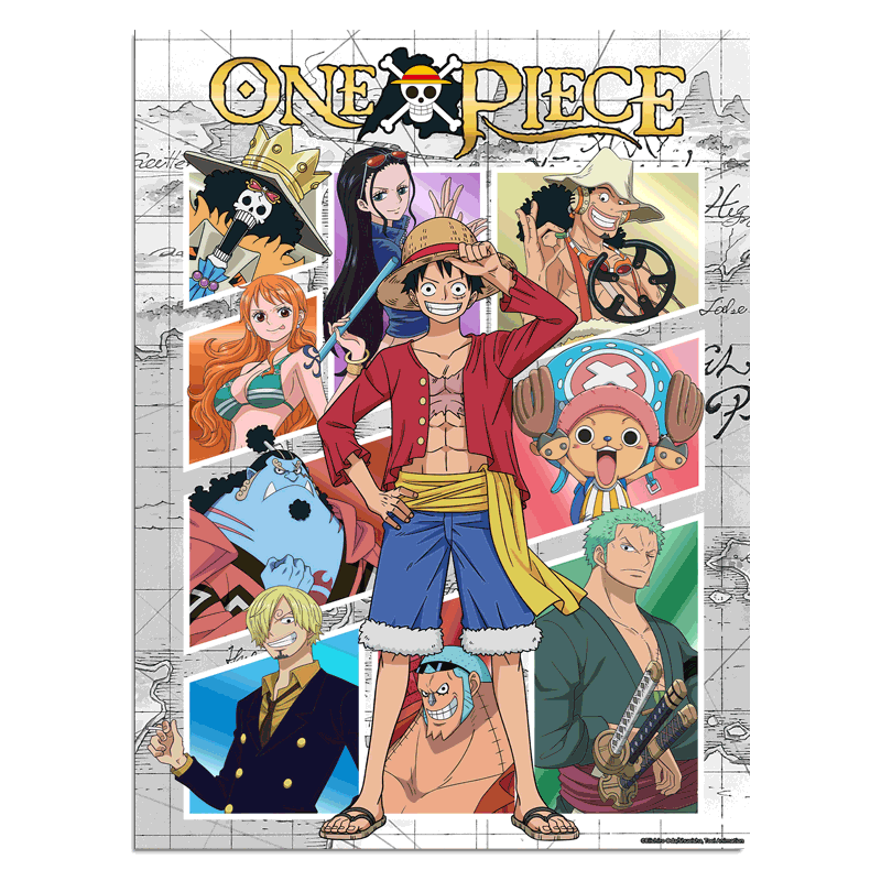 One Piece Golden Poster 02 Group Collage 30x40cm