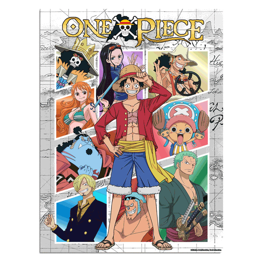 One Piece Golden Poster 02 Group Collage 30x40cm