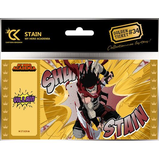My Hero Academia Golden Ticket - Stain (V2) (Pack of 5)