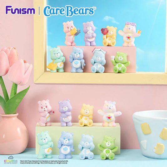Carebears Bisounours Mystery Box One Day In Capsule Cubby Face  6pcs