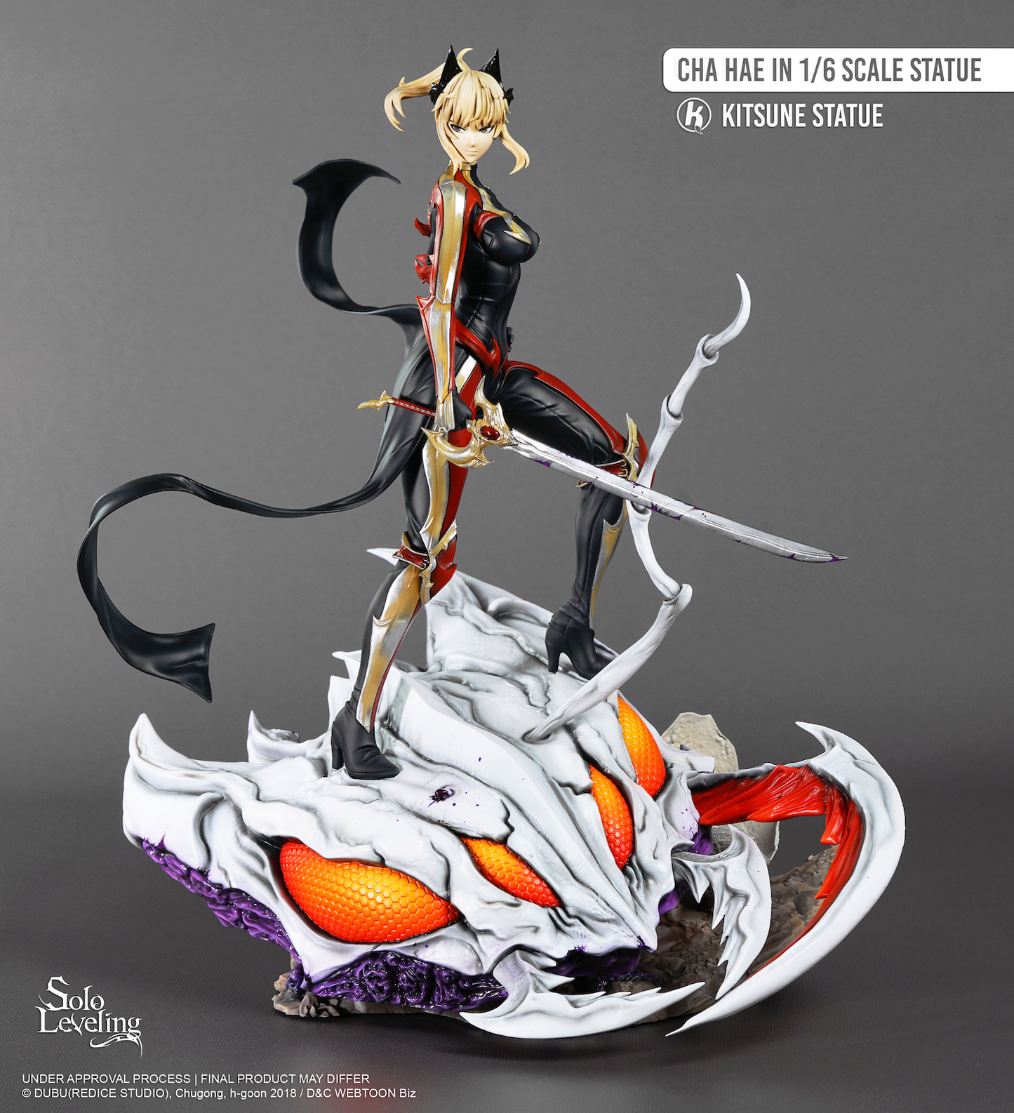 1/6 Solo Leveling Statue Cha Hae-In 37cm