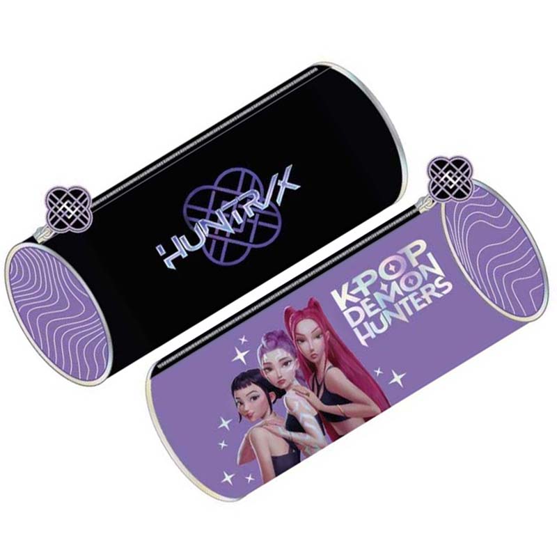 KPop Demon Hunters - Pencil Case Purple 8x8x22cm