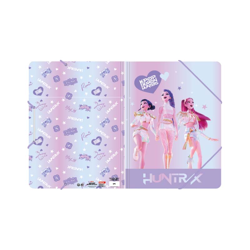 Kpop Demon Hunter A4 Elastic Folder