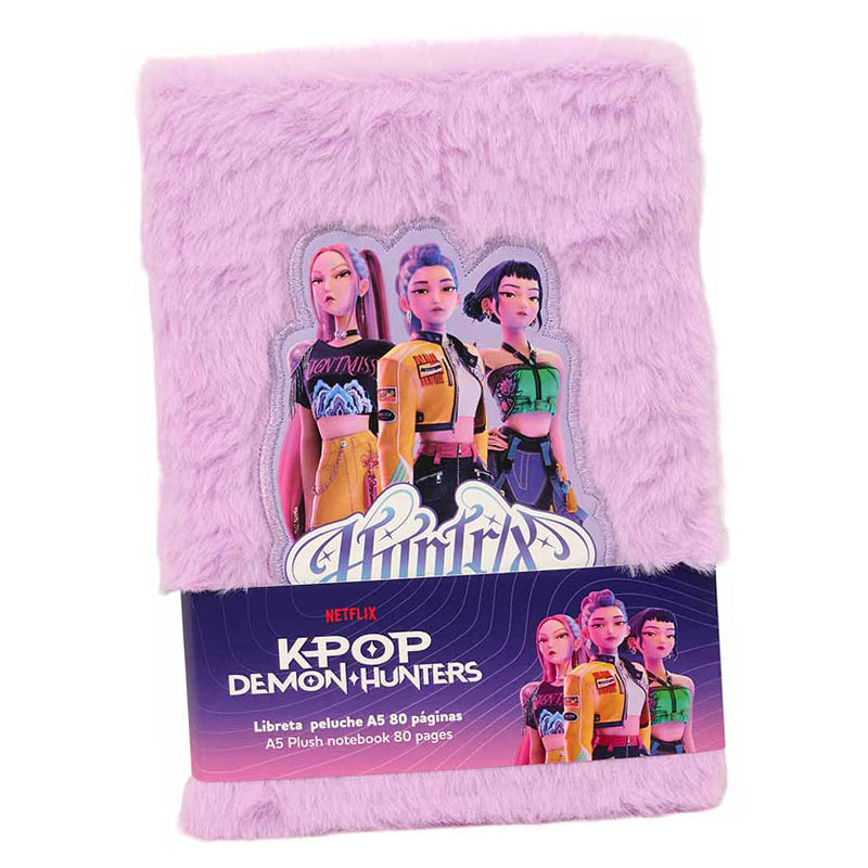 KPop Demon Hunters - Fluffy Notebook A5 (Huntrix)