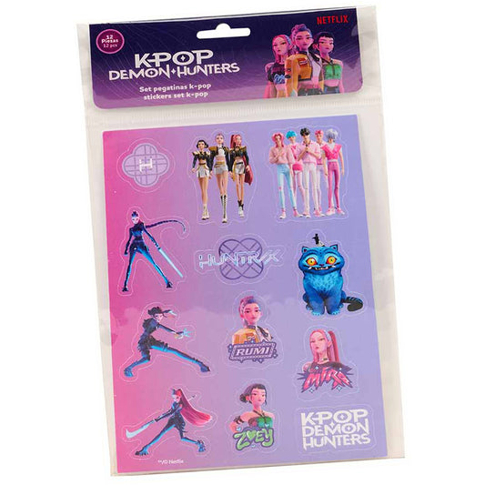 Kpop Demon Hunters Sticker Set 12pcs