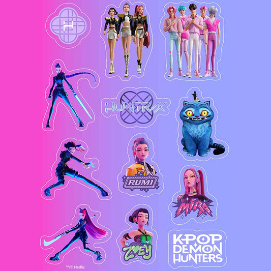 Kpop Demon Hunters Sticker Set 12pcs